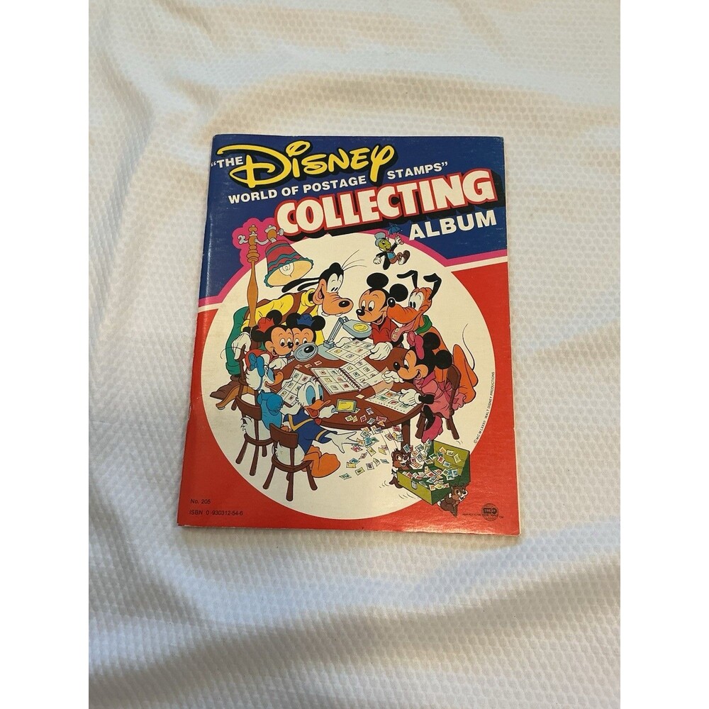 1988 Disney World of Postage Stamps Album Unused | Mickey Minnie Donald Pluto